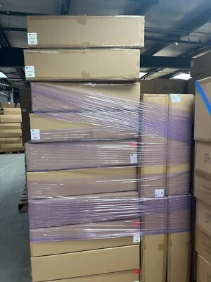 Поддон (36 совершенно новый) -6 света люстра в полированный каштан светильник - Изображение 1 из 4