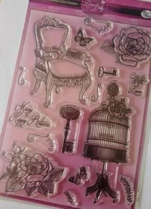 CraftbuddyUS Vintage Memories Messages Stamp Set (DBS06) - Picture 1 of 2