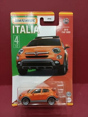 🇮🇹🇮🇹🇮🇹 DIE CAST MATCHBOX " 2016 Fiat 500X" SCALA 1/64 new 🇮🇹🇮🇹🇮🇹 - Immagine 1 di 4