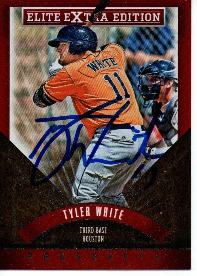 Tyler White Houston Astros 2015 Panini Elite Signed Card - Image 1 of 1