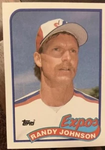 Topps 1989 Randy Johnson Rookie Card # 647 Expos MLB - Picture 1 of 2