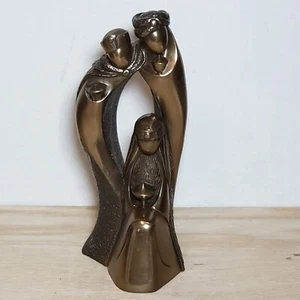 Genesis Fine Arts Heredities Cast Bronze Three Wise Men Nativity Vtg Ireland  - Picture 1 of 14