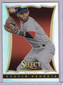 Dustin Pedroia 2013 Panini Select SILVER Prizm Parallel Card #36 - Picture 1 of 2