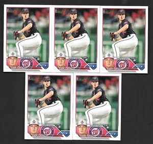 (5X) 2023 Topps Serie 1 CADE CAVALLI RC Lote de 5 Tarjetas WASHINGTON NATIONALS- #320 - Imagen 1 de 1