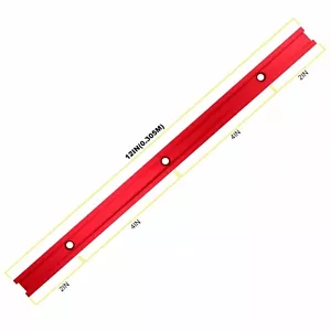 4PCS 12'' Double-Cut Profile Universal Aluminium T-Track with Pre-drilled Holes - Picture 1 of 7