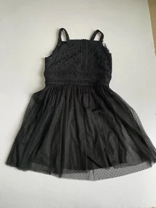 Beautiful Black  Dress Girls 14 Homecoming Short Pretty Lace - Picture 1 of 5