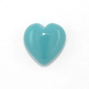 BELLEZA DURMIENTE TURQUESA 10 MM CORAZÓN CABUJÓN TODO NATURAL F-5216 - Imagen 1 de 1