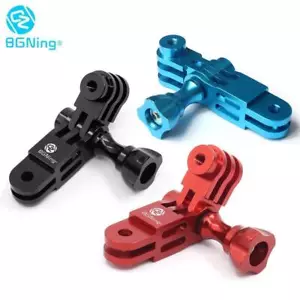 Adaptador de montaje de brazo pivotante de tres vías de aluminio BGNing para GOPRO 11 10 9 MAX 8 7 6 5 - Imagen 1 de 16