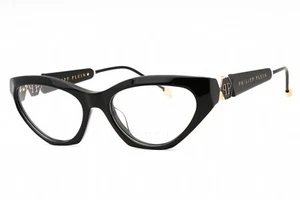 PHILIPP PLEIN VPP069S 0700 Eyeglasses Shiny Black Frame 55mm - Picture 1 of 4