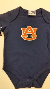 NCAA Auburn Tigers Short-Sleeve Bodysuit (6-9 months) BLUE - Picture 1 of 2