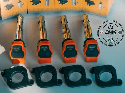 TFSI Zündspulen NGK + Adapter / 1.8T A3 S3 8L TT 8N A4 B5 Golf R8 - Bild 1 von 2