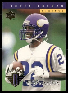 David Palmer 1994 cubierta superior #16 eléctrico Minnesota Vikings RC ALABAMA - Imagen 1 de 2