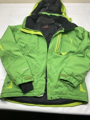 Eider Defender 2LS 男式绝缘滑雪夹克冬季外套 40 码绿色 — 第 1/4 张图片