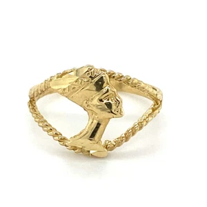14K Ladies Nefertiti Ring - Picture 1 of 1
