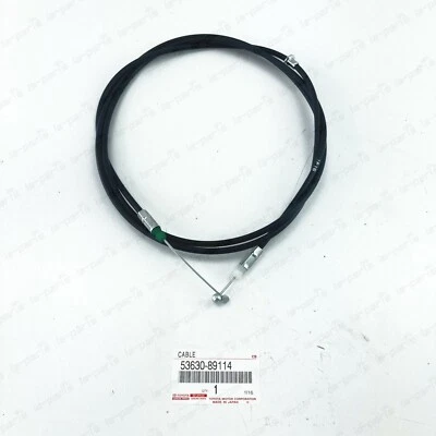 NEW GENUINE TOYOTA 89-95 4RUNNER PICK UP HOOD LOCK RELEASE CABLE 53630-89114 - Image 1 of 4
