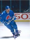Wendel Clark Signed Quebec Nordiques 8X10 Photo