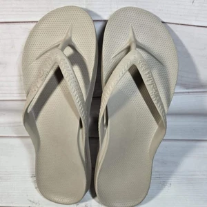 Archies Arch Support Thong Sandals Flip Flops - Comfort Neutral Beige Womens 6 - Picture 1 of 6