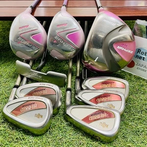 Women Mizuno Zephyr Set 1w 4w 7w HI-BRID Iron 579PS 9Culbs RH Golf Ladis - Picture 1 of 23