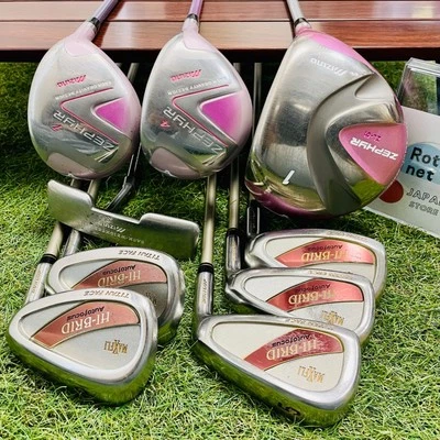 Women Mizuno Zephyr Set 1w 4w 7w HI-BRID Iron 579PS 9Culbs RH Golf Ladis - Image 1 of 4