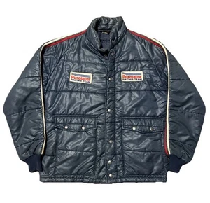Vintage 1970s Purolator Racing Team Zip Up Puffer Jacket - Picture 1 of 7