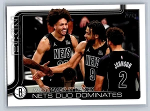 2025-26 Topps - Brooklyn Nets Checklist #273 - Picture 1 of 2