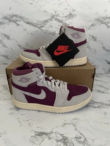 Nike Air Jordan 1 High Zoom Comfort 2 Bordeaux Shoes Retro DV1305 Women's Size 9 - Picture 1 of 8