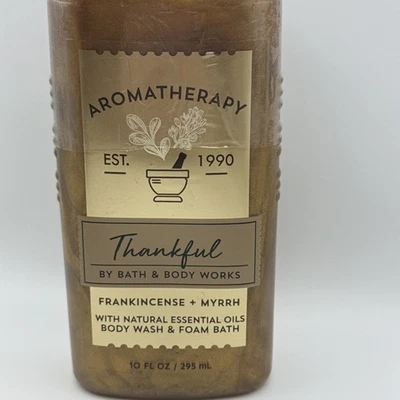Incienso agradecido aromaterapia + jabón corporal de mirra y baño de espuma 10 oz (RETIRADO) Foto 1 de 4