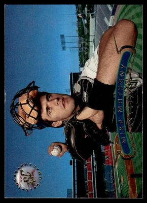 1996 Stadium Club Mike Matheny Milwaukee Brewers #446 - Image 1 of 2