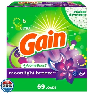 Gain Powder Laundry Detergent, Moonlight Breeze Scent, 69 Loads, 82 OZ - Picture 1 of 5
