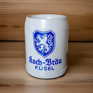 KOCH-BRAU KUSEL Beer Stein Mug .5L German Stoneware Collectible - Picture 1 of 2
