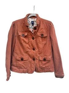 GAP Girl’s Corduroy Jacket Size 16 Burnt Orange - Picture 1 of 6