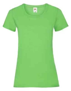 Fruit Of The Loom Ladies Valueweight T-Shirt Womens Short Sleeve Tee Casual Top - Picture 1 of 27