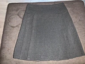 F&F School Skirt Pleated Style Regular Fit Adj. Waist 14-15yr 164cm Grey BNWoT - Picture 1 of 1