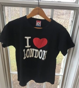Youth’s I Love London T-Shirt M/L 100% Cotton - Picture 1 of 4