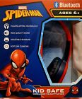 Marvel Spiderman Bluetooth Headphones For Kids - Kid Safe Headphones! NEW