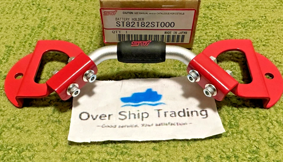 Subaru Genuine Legacy Impreza WRX S4 Forester STi Battery Holder Red OEM JDM Foto 1 de 4