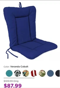 Jordan Manufacturing Outdoor  Chair Cushion - Picture 1 of 2
