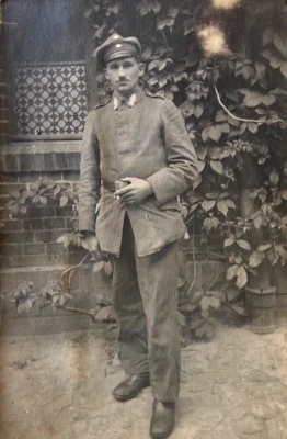 ¡ORIGINAL! POST PRIMERA GUERRA MUNDIAL ALEMÁN FREIKORPS ROSSBACH MIEMBRO FOTO POSTAL RPPC Foto 1 de 3