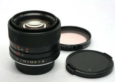 MINT! ULTRA RARE VERY FAST Yashica ML 55 mm F1.2 Lens Contax Yashica C/Y mount - Image 1 of 4