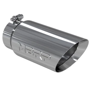 MBRP T5053 Stainless Steel Dual Wall Angled Round 4 inch Universal Exhaust Tip - Foto 1 di 3