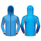 Upf 50+ Uv Protection Jacket For Men Zipper Coat Hoodie Long Sleeve Fishing Top?