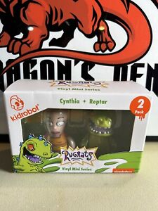 NEW 3" Rugrats Cynthia & Reptar 2 pack (MIB) Nickelodeon figures (2023) KidRobot