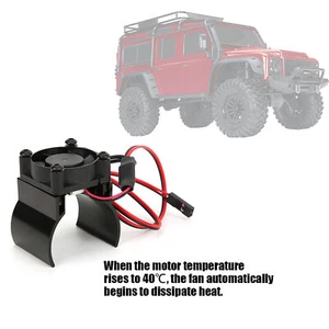 Motor Heat Sink Cooling Fan 1/10 RC Car Model Accessory Fit For 4 ANA - Picture 1 of 25