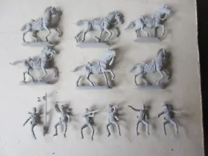 1/72 ATLANTIC 1004 SET 6 FIGURINE GRISE 7th CAVALERY UNION NORDISTE SECESSION - Imagen 1 de 1