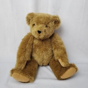 Vermont Teddy Bear Plush 15 Inch Brown Jointed Stuffed Animal Toy