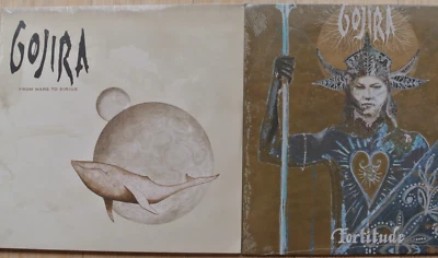 GOJIRA From Mars To Sirius 2-LP + Fortitude LP Limited Black Ice Vinyl Sealed - Image 1 of 3