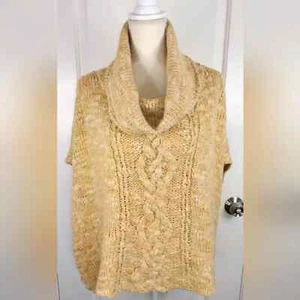 Free People pullover Cowl Neck Sweater Poncho size small - Picture 1 of 6