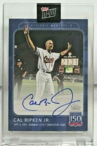 Cal Ripken Jr. 2019 Topps 150 Years of Baseball on-card Autograph Auto #'d 5/99 - Picture 1 of 2