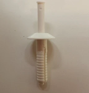 Anclaje de nailon de 1/4" x 3/4" con pasador de nailon - 25 piezas (taladro y tornillo) - Imagen 1 de 2