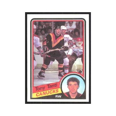 1984 Topps Tony Tanti Vancouver Canucks #141 - Image 1 of 3